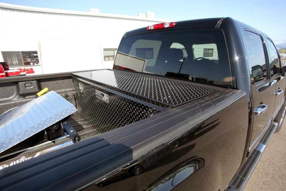 3122-001-bk62 Highway Products 58x10.5x18 5th Wheel Partner Box With Black Diamond Plate Base/lid