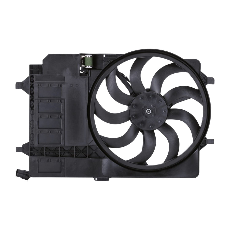 Cooling Fan Assembly TYC 621980 Compatible with 2002-2003 Mini Mini Cooper, Black