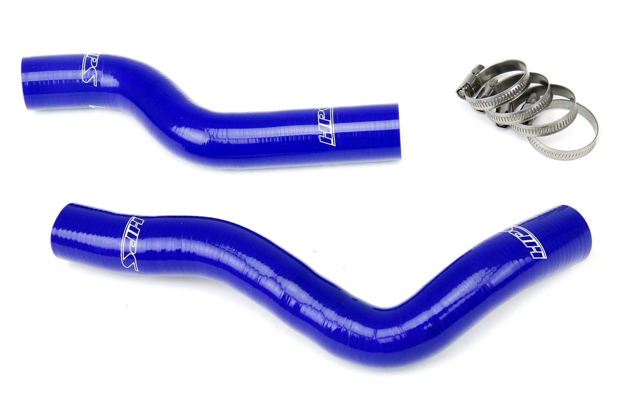 Blue HPS 57-1229-BLUE Silicone Radiator Coolant Hose Kit