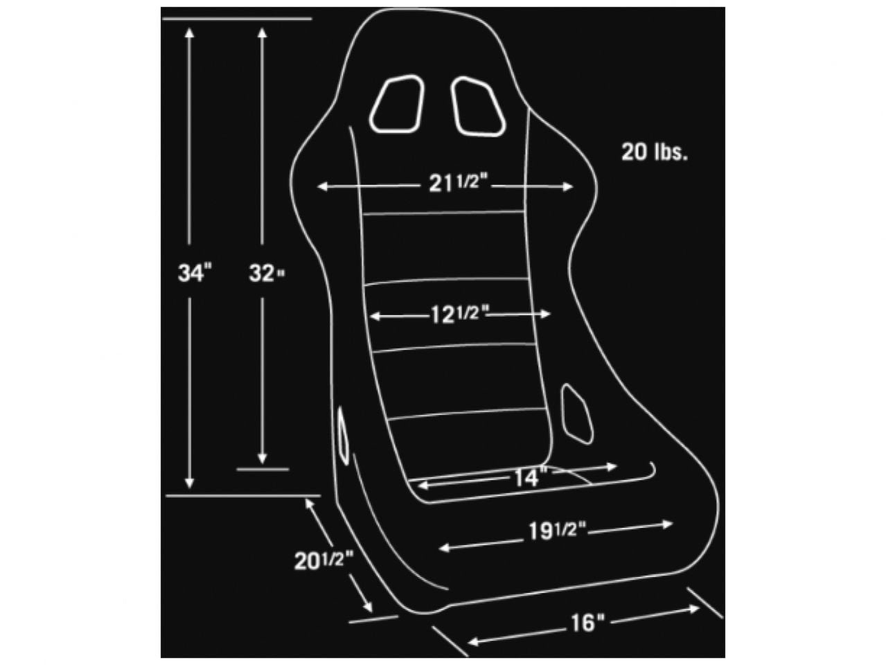 Gray Velour ProCar by Scat 80-1790-62 Fixed Back Racing Pro Sport Common Seat