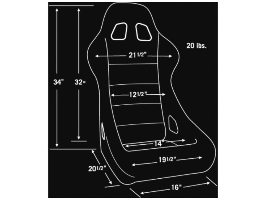 Gray Velour ProCar by Scat 80-1790-62 Fixed Back Racing Pro Sport Common Seat