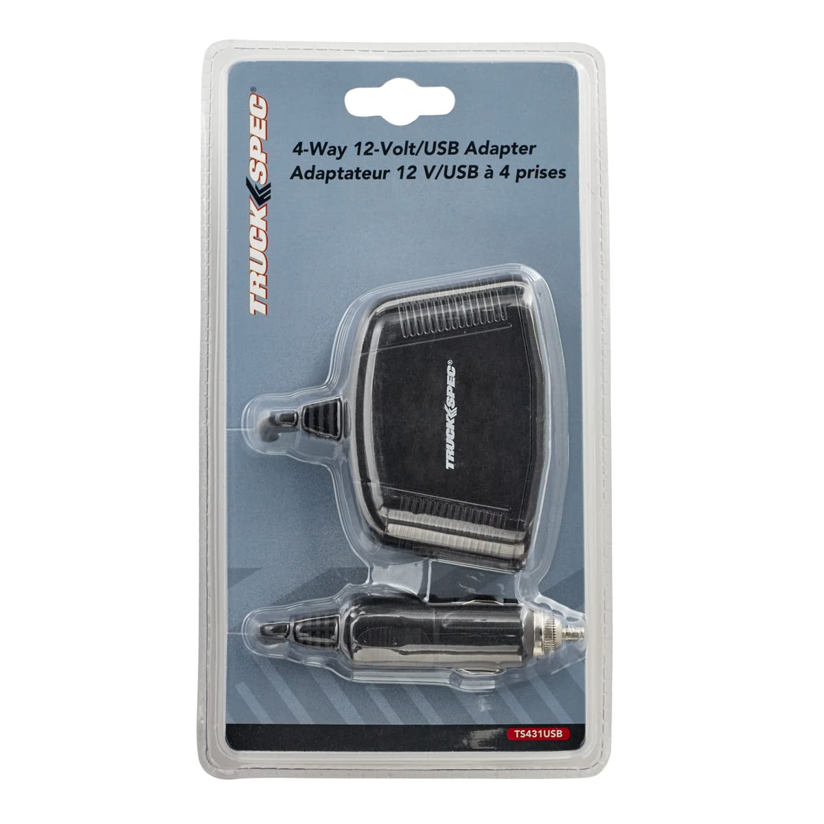 4-way Socket Splitter Truckspec TS431USB Cig Lighter