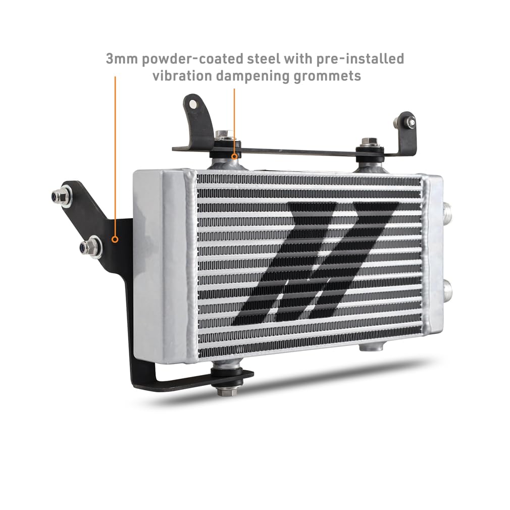 Mishimoto Thermostatic Oil Cooler Kit, Silver Cooler