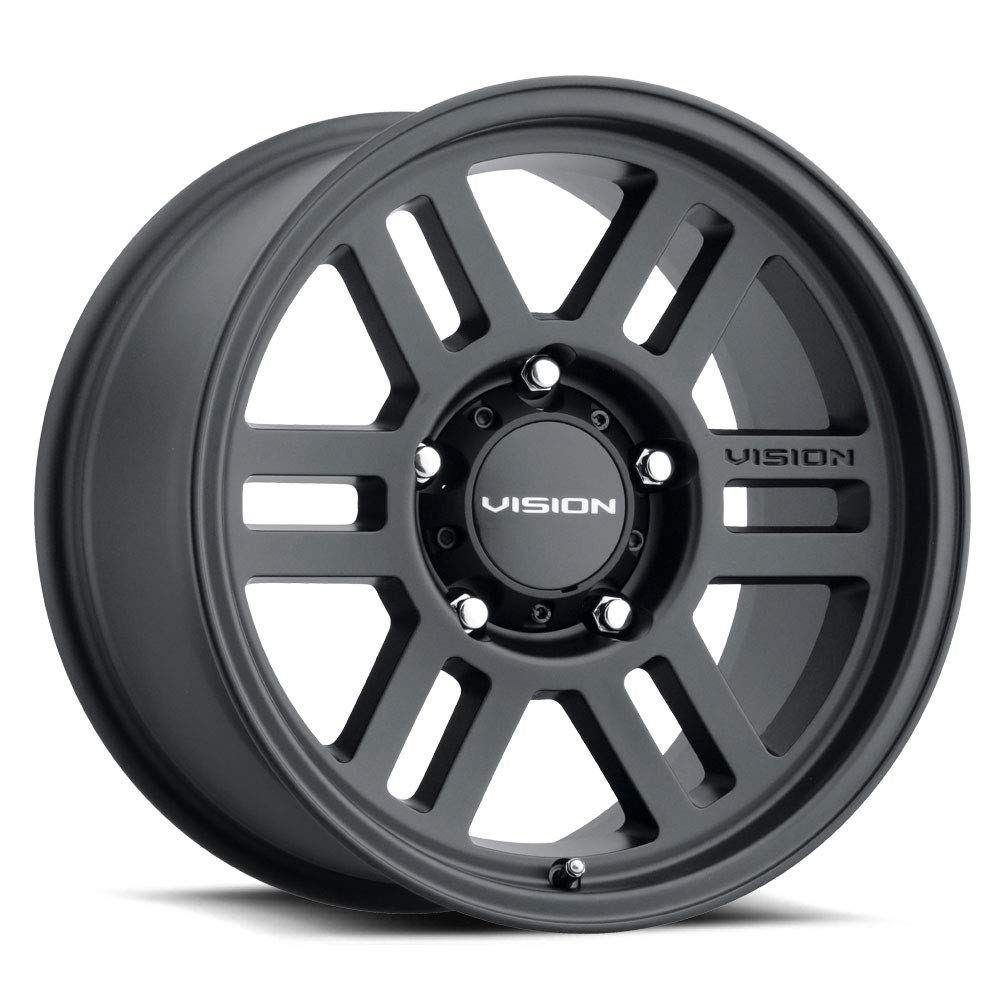Manx 2 Vision Overland 17x9 5x4.5" +20mm Satin Black Wheel Rim 17" Inch