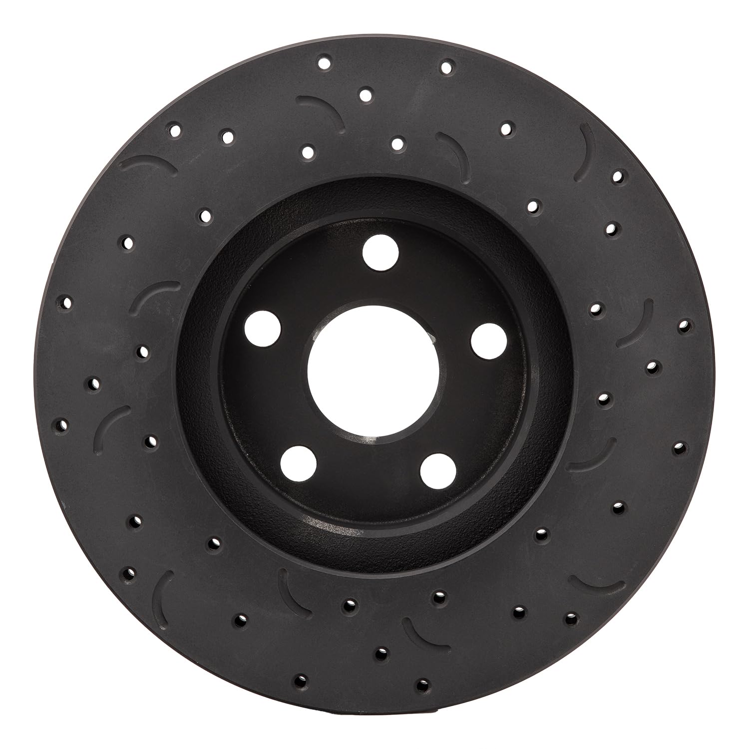 Talon Cross-Drilled and Slotted Vented Rotor, Hawk Performance Brakes, 10.83 in. Diameter, 1.94 in. Height