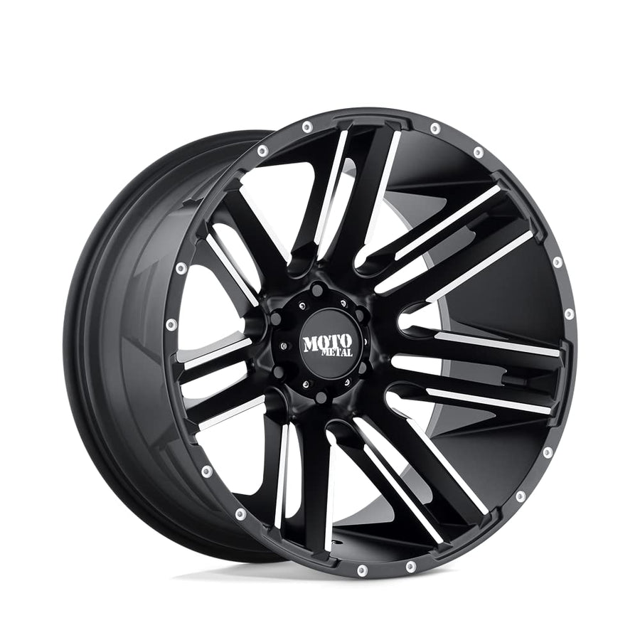 18X9 Moto Metal 6X5.5 5.71 18mm SATIN BLACK MACHINED - MO97889068518