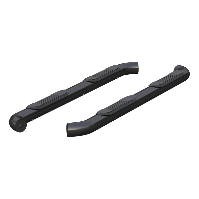 3-Inch Round Black Steel ARIES Nerf Bars, No-Drill, Fits Select Ford Bronco, Large