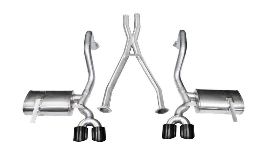 Cat-Back Exhaust System CORSA 14962BLK with X-Pipe