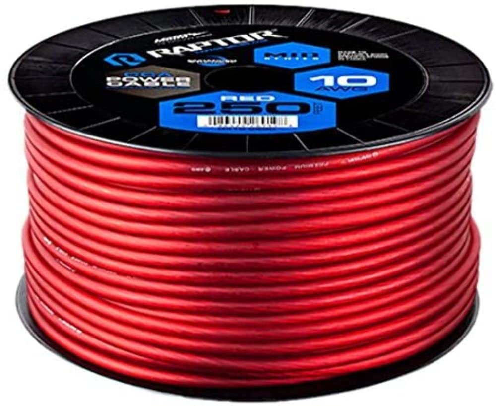 Raptor MID SERIES R4R10-250 - Power Cable (Red)