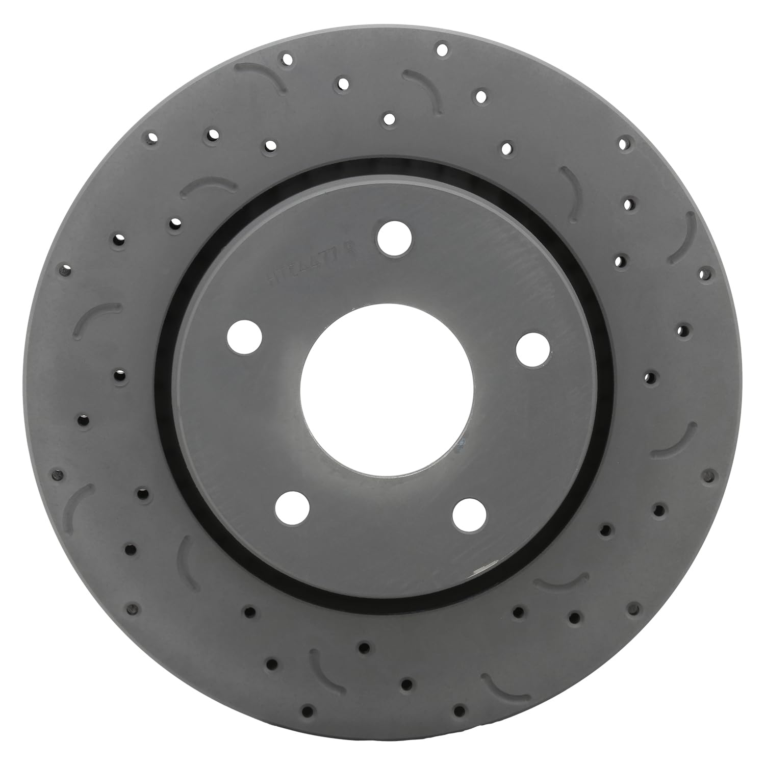 Talon Hawk Performance Brakes Cross-Drilled and Slotted Vented Rotor, 11.89 in. Diameter, 1.5 in. Height