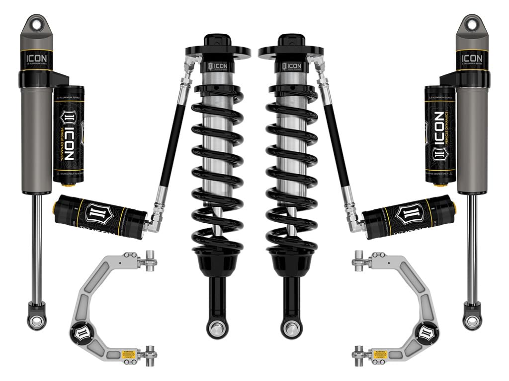 2021-2024 Ford F-150 ICON 4WD, 2.75-3.5" Lift, Stage 3 Suspension System, Billet