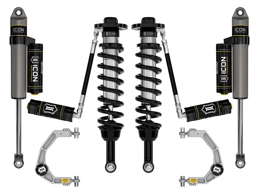 2021-2024 Ford F-150 ICON 4WD, 2.75-3.5" Lift, Stage 3 Suspension System, Billet