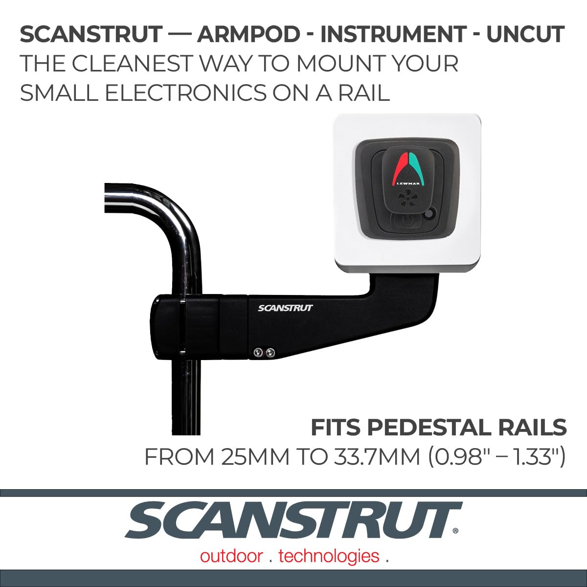 Arm Pod ScanPod SPR-1U-AM Uncut for Small Screens, switches and Controllers