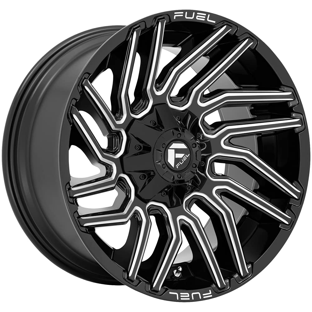 1PC Fuel D773 20X9 5X5.5/150 G-BLK-MILL 01MM - D77320907050