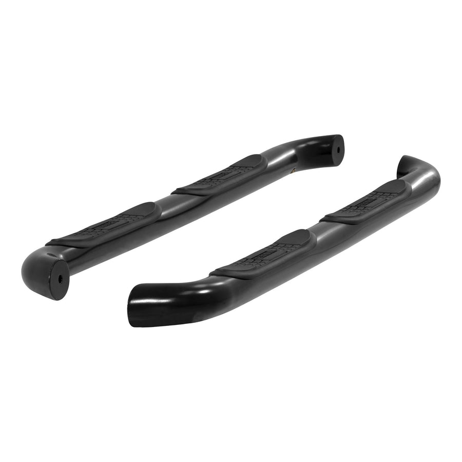 3-Inch Round Black Steel ARIES Nerf Bars, No-Drill, Fits Select Toyota Tacoma