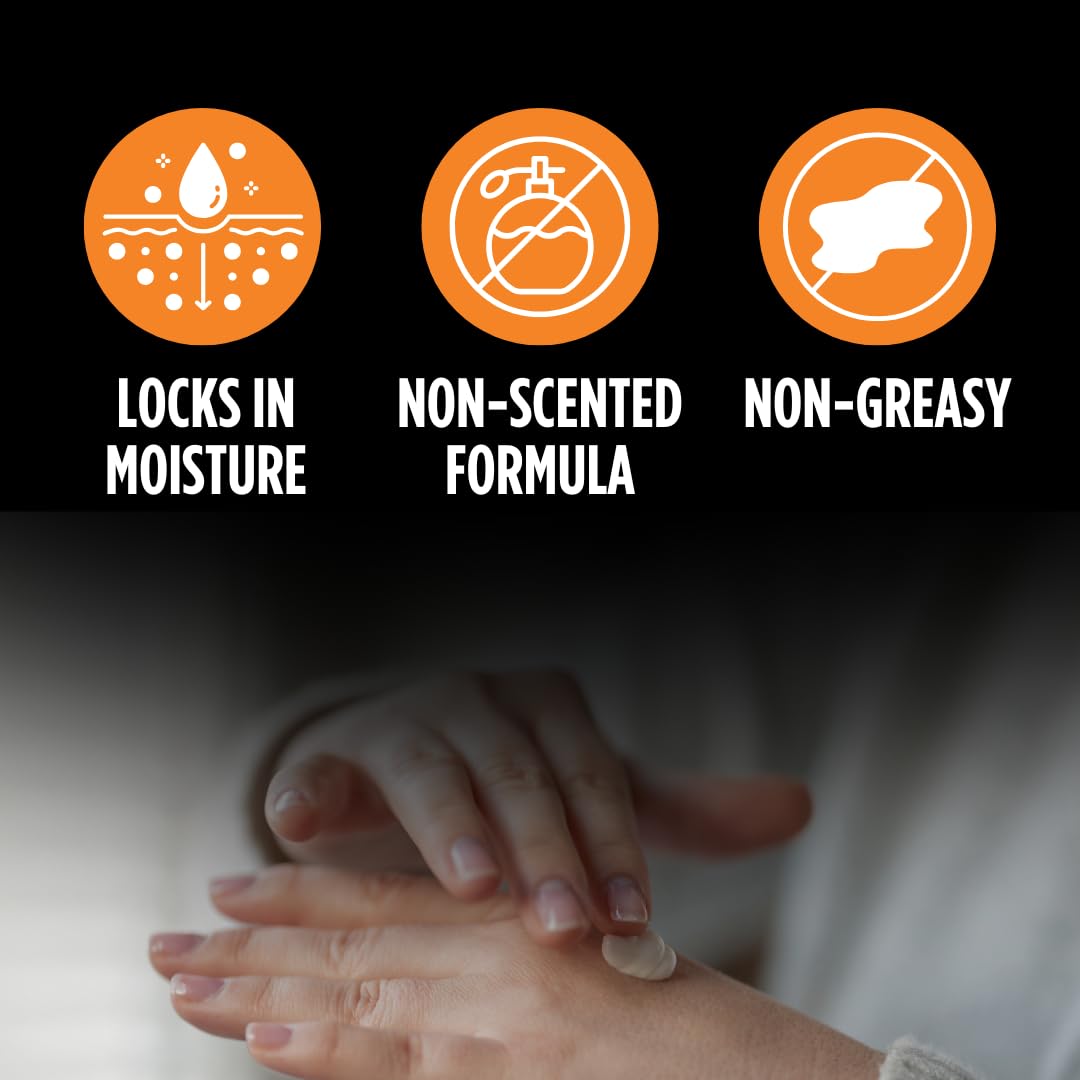 Hand Repair Cream Fast Orange, Repairs Dry & Cracked Hands after Heavy-Duty Automotive Work, Compact Size On-the-go 3oz, Non-Greasy and Unscented