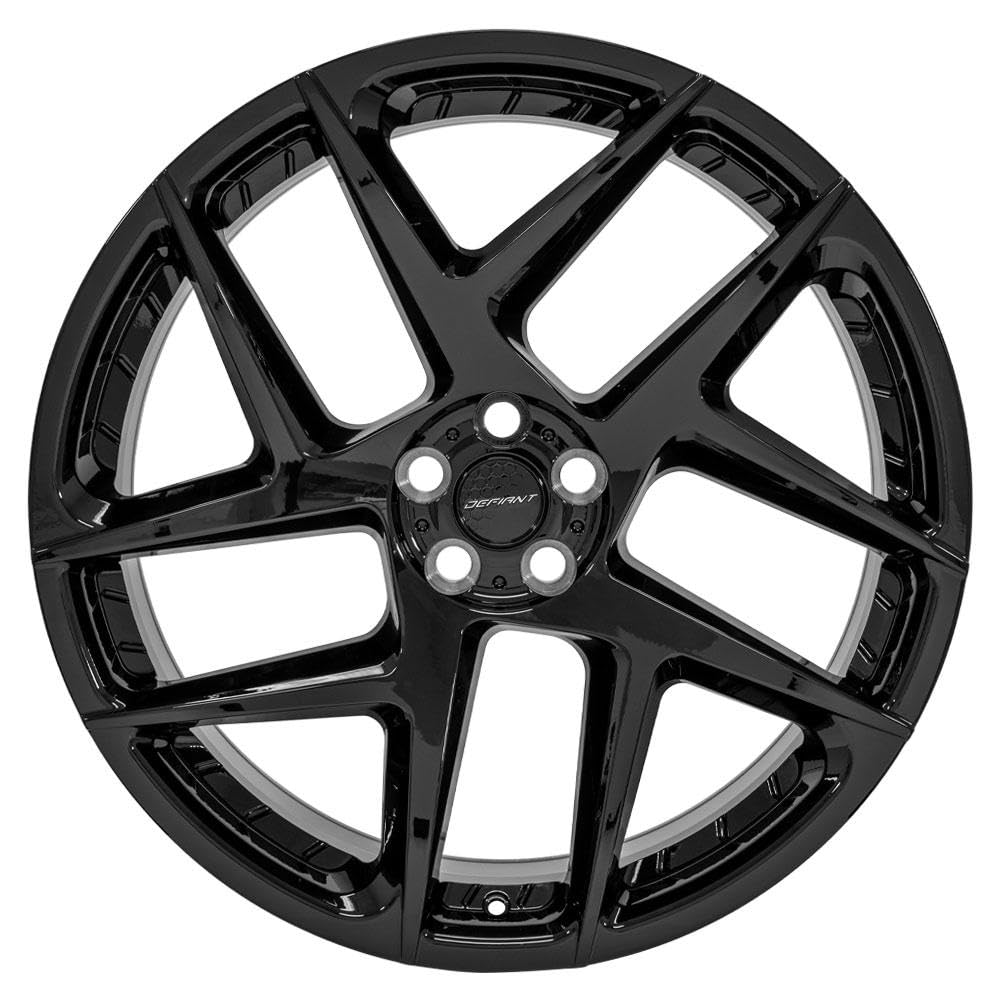 DF05 Wheels DEFIANT 22x10 5x120mm +37et in Gloss Black