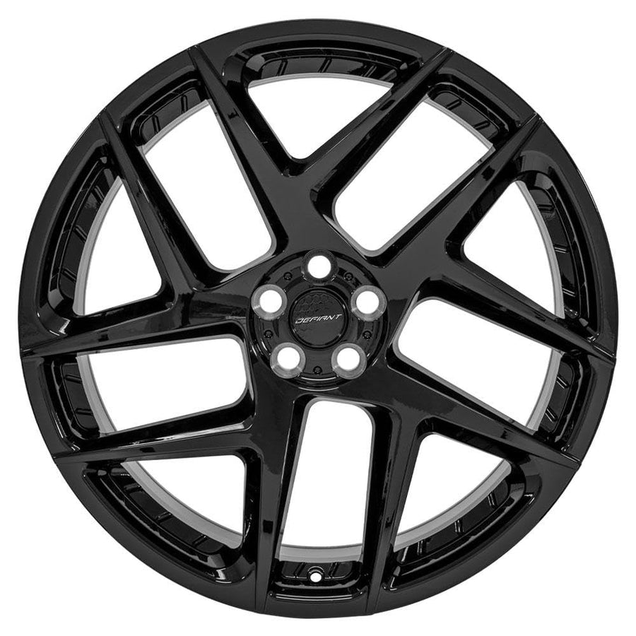 DF05 Wheels DEFIANT 22x10 5x120mm +37et in Gloss Black