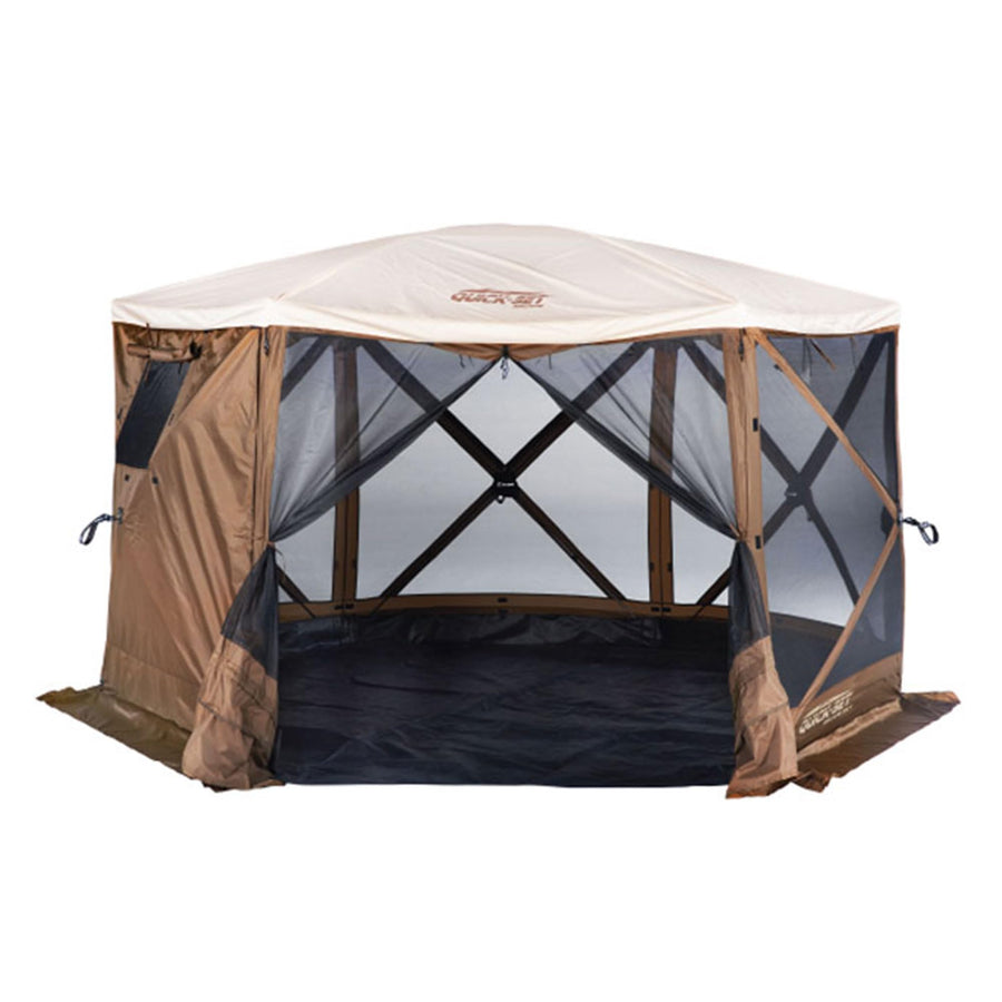 CLAM Quick-Set Pavilion and Pavilion Camper Rain Fly Additional Water and Sun Resistance for Canopy Pop Up Tent Models, Light Tan (Tent Not Included)