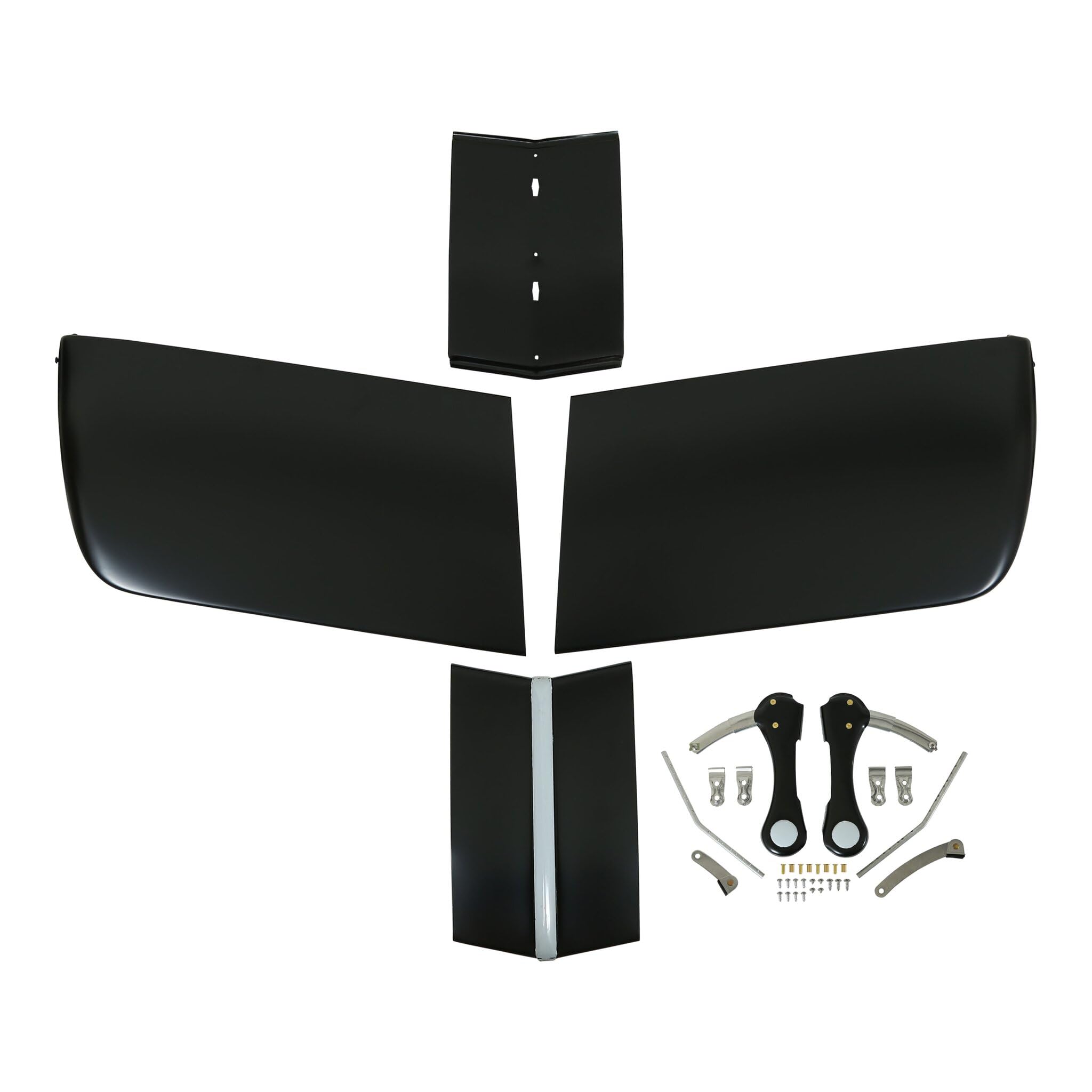 Fulton Style Brothers Trucks WSV53ST Outside Windshield Visor - Steel