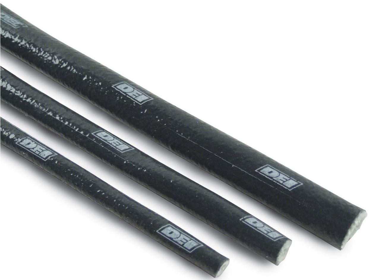Fire Sleeve and Tape Kit Design Engineering 3/4" I.D. x 3ft – High-Temperature Heat Protection for Wires, Hoses, Cables, Tubing