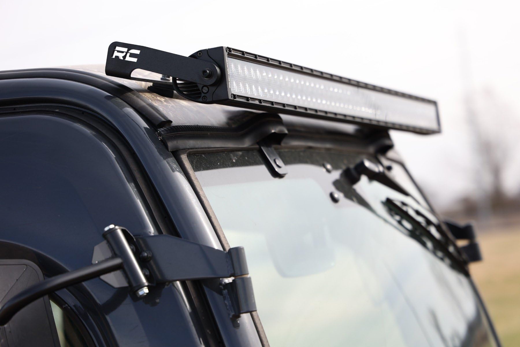Rough Country 50" LED Light Bar Kit for Kubota RTV-X900/RTV-X1100-50-in Black Series, Amber DRL