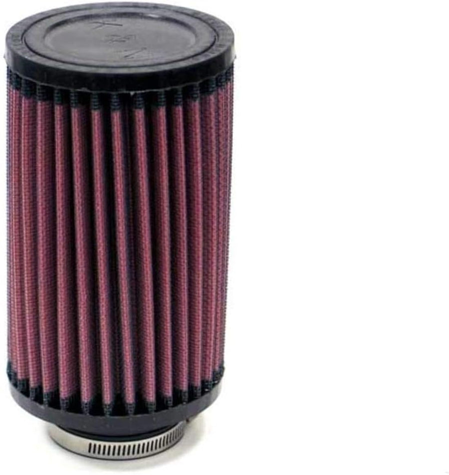 High-Flow K&N Original Lifetime Universal Clamp-On Air Filter: High Performance, Premium, Washable: Flange Diameter: 2.0625 In, Filter Height: 6 In, Flange Length: 0.875 In, Shape: Round, RA-0520