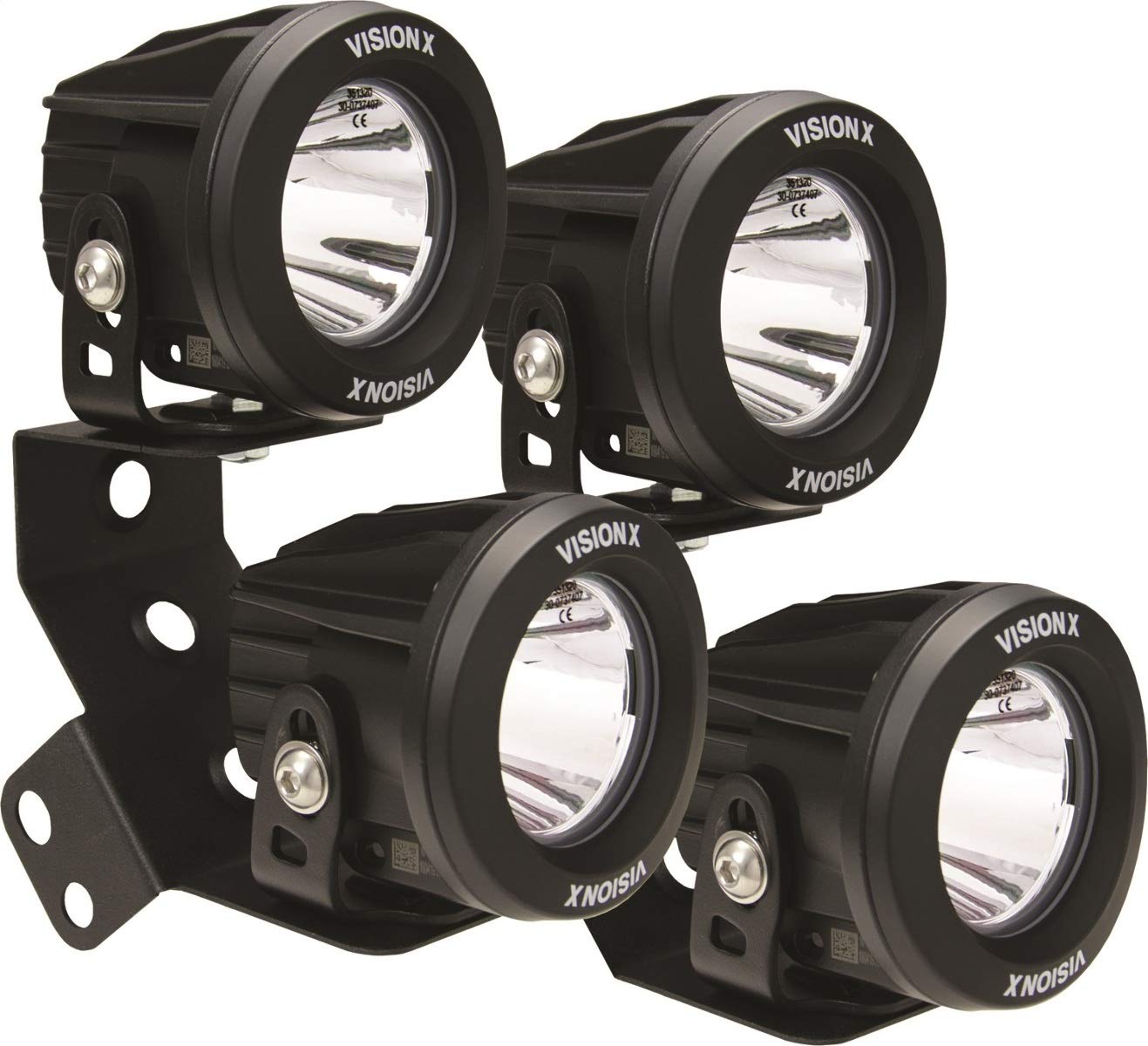 2/4 Seat Rzr Dual Optimus Mount L&R Including 4 X Xil-Opr110 Optimus Lights “A” Pillar