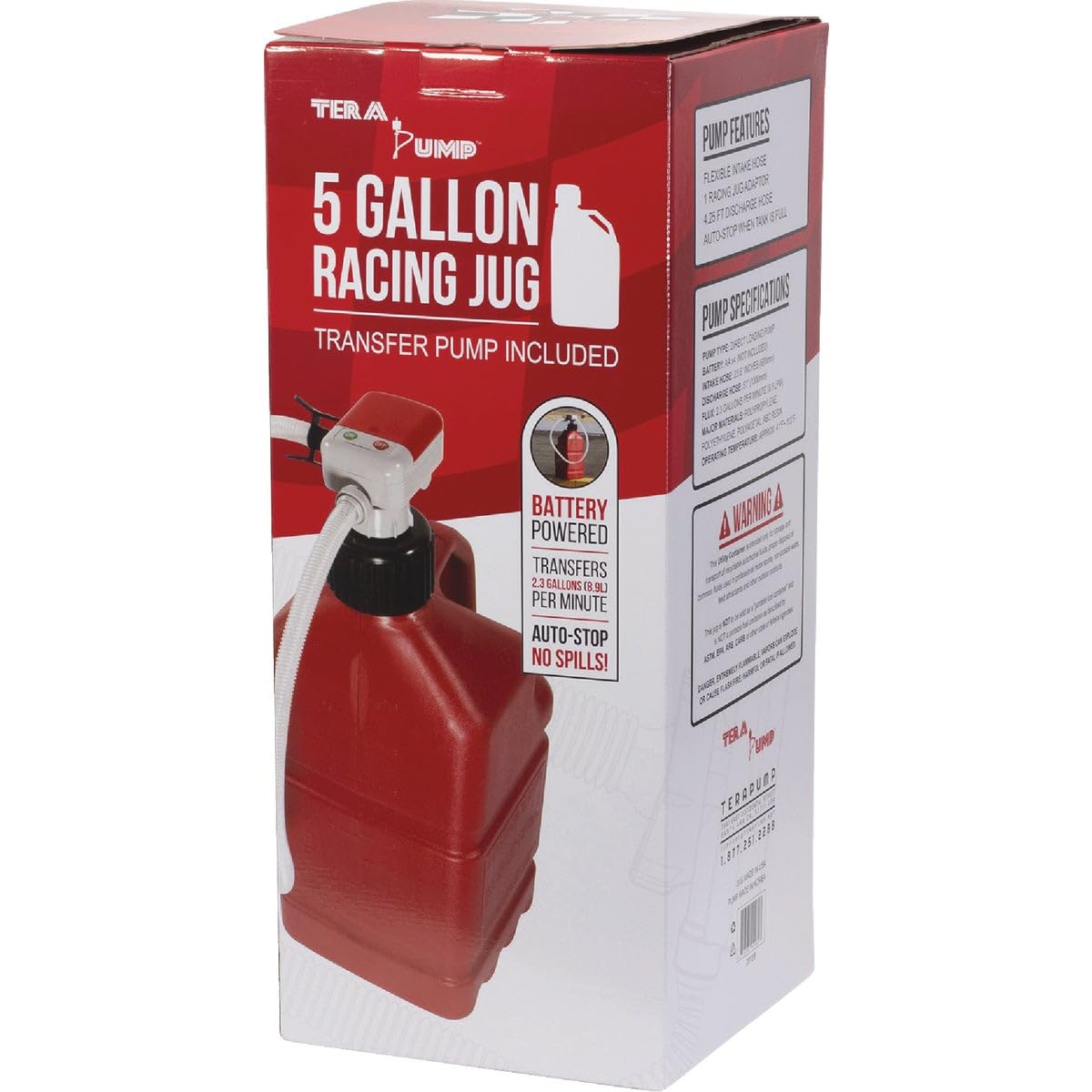 TRJ5XLR - Terapump - 5 Gallon Jug and Pump Combo