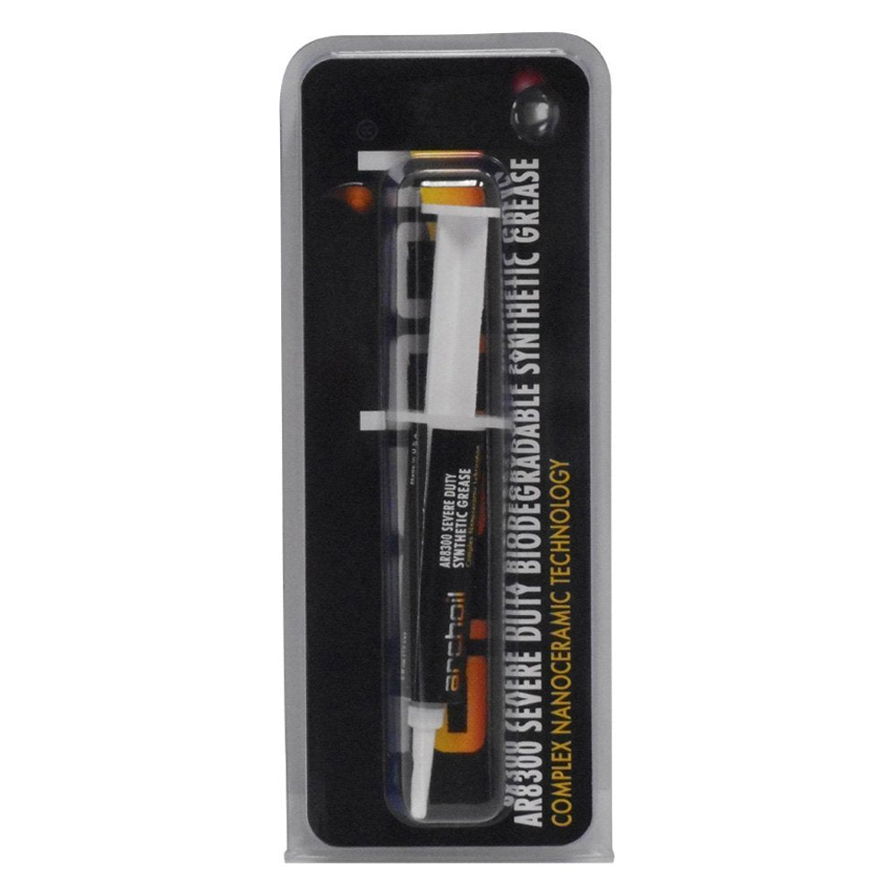 Synthetic Biodegradable Grease ARCHOIL AR8300 Severe Duty .5oz Syringe W/clam Shell