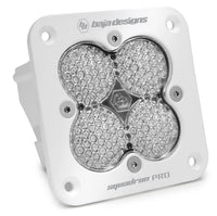 Baja Designs Flush Mount Squadron Pro White LED Auxiliary Light Pod (Work/Scene Lens; Clear)
