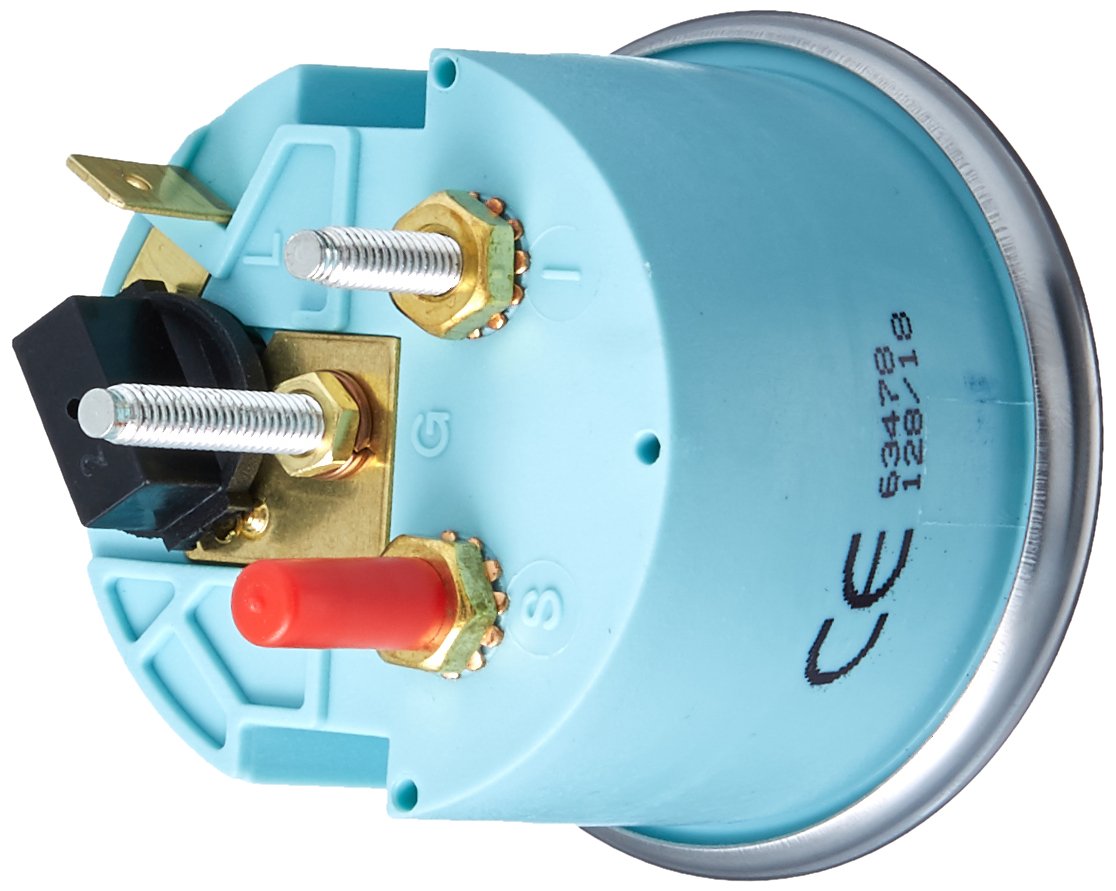 Sierra 63478P International Sterling 8 to 18 Vdc Dial Range Scratch Resistant System Voltmeter, 2"