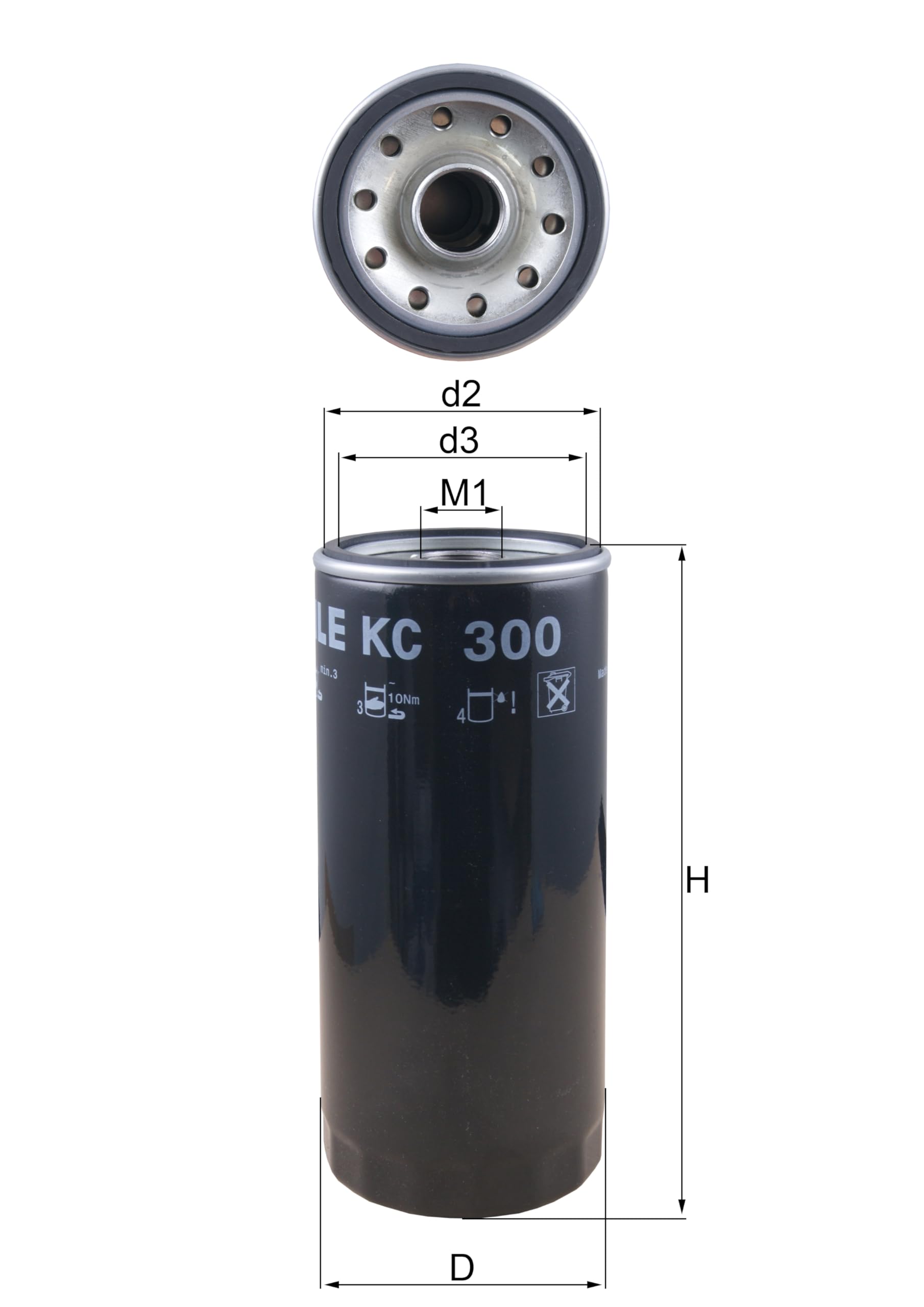 KC300 Mahle Fuel Filter