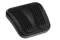 Billet Black Finish Curved E-Brake Pad with Rubber Lokar XBAG-6169