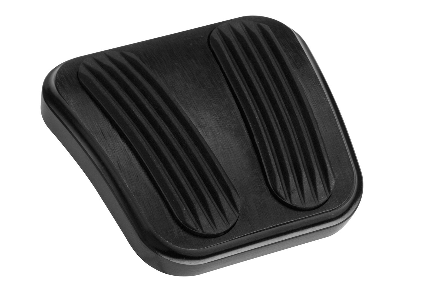 Billet Black Finish Curved E-Brake Pad with Rubber Lokar XBAG-6169