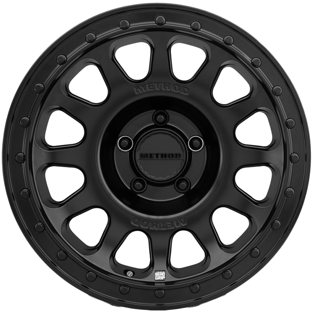 Method MR709 18x9 HD Bead Grip +12mm Matte Black Wheel Rim 18" Inch MR70989050512H