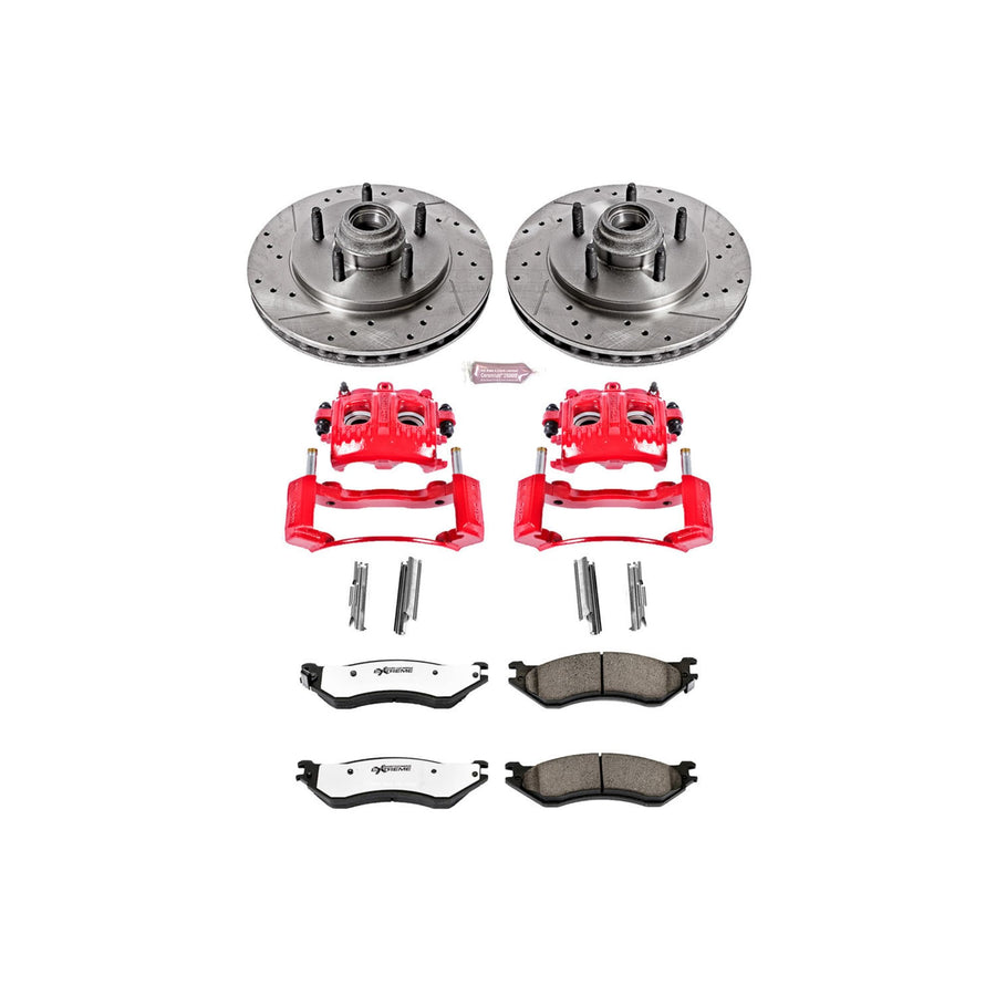 Z36 Power Stop KC1916-36 Truck and Tow Front Brake Kit with Calipers