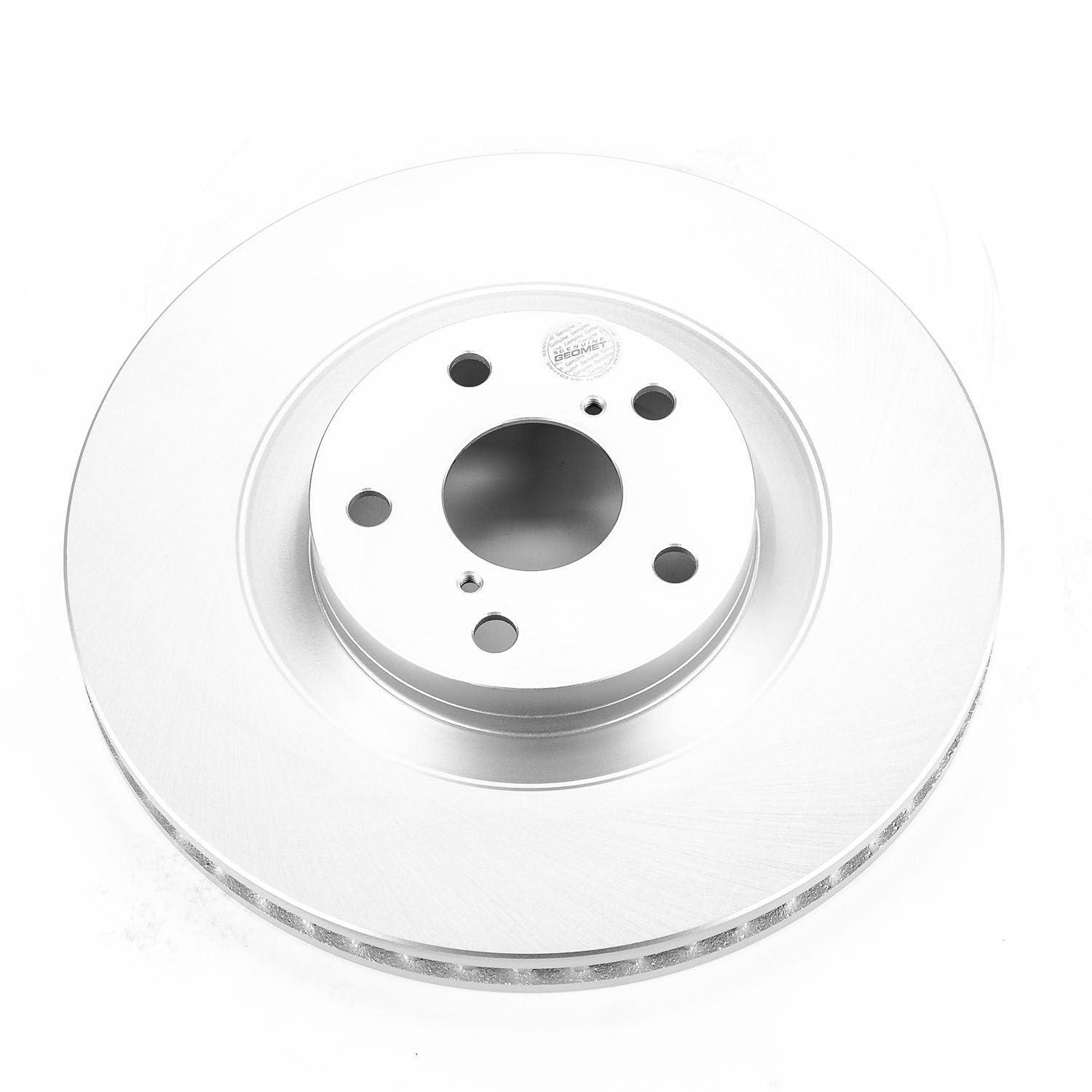Power Stop Front Left Genuine Geomet Coated Brake Rotor JBR1568EVC For GS200t, GS300, GS350, GS450h, IS200t, IS300, IS350, RC200t, RC300, RC350 [Model Specific]
