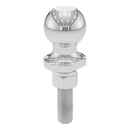 CURT Chrome Trailer Hitch Ball 40071, 2,000 lbs, 1-7/8-Inch Diameter, 3/4 x 3-Inch Shank