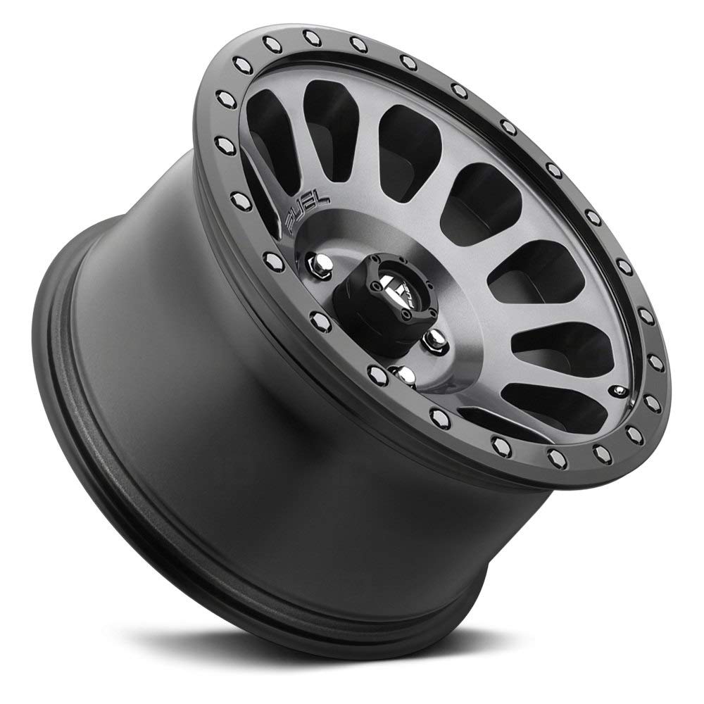 Vector FUEL D601 Gunmetal Matte 17x9 5x5 -12 offset