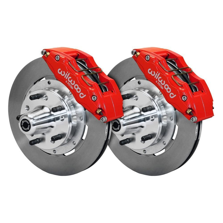 Front Hub Kit, DP6A 12.19", Red