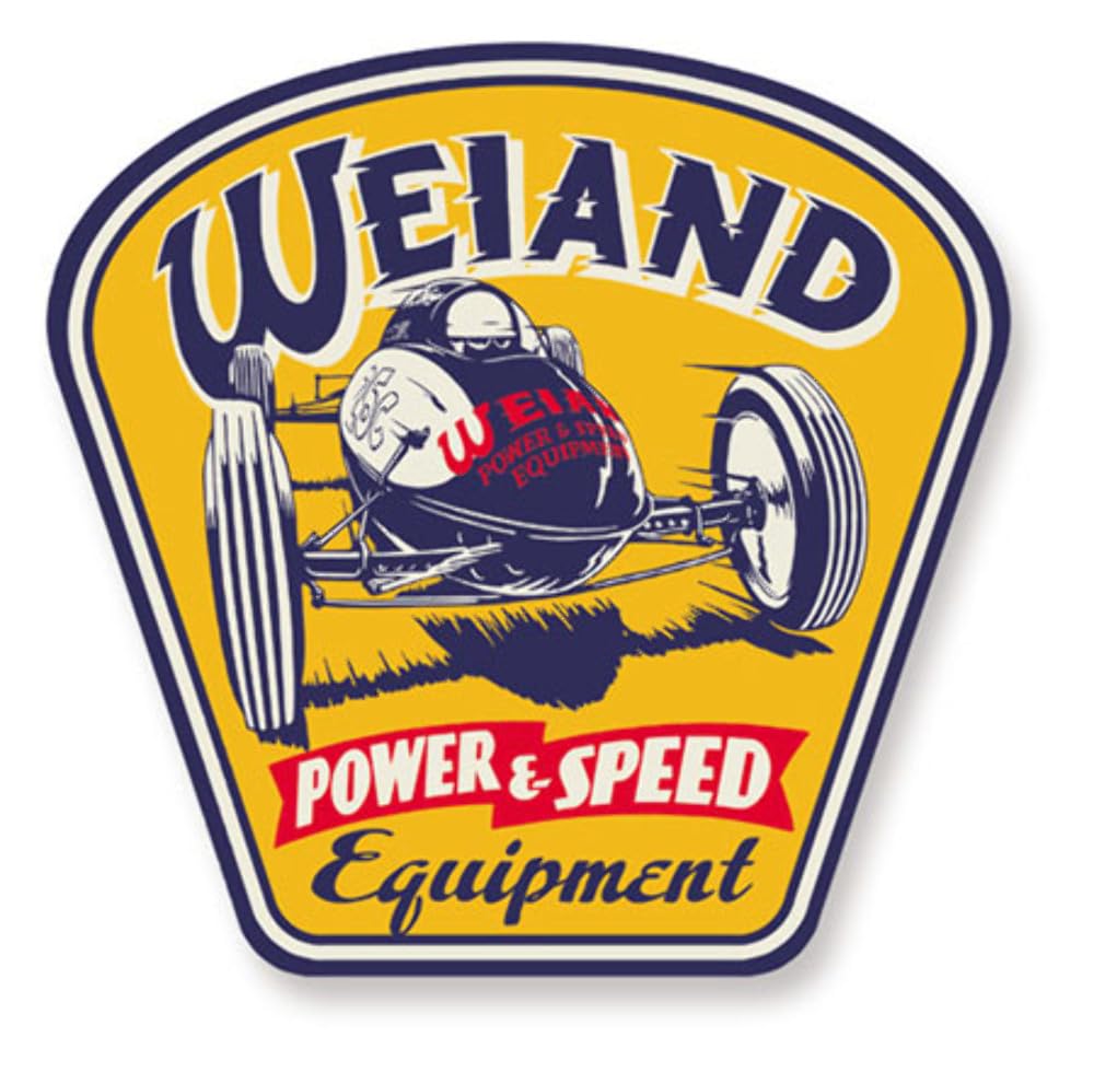 Metal Weiand Power/Speed Sign 10004WND