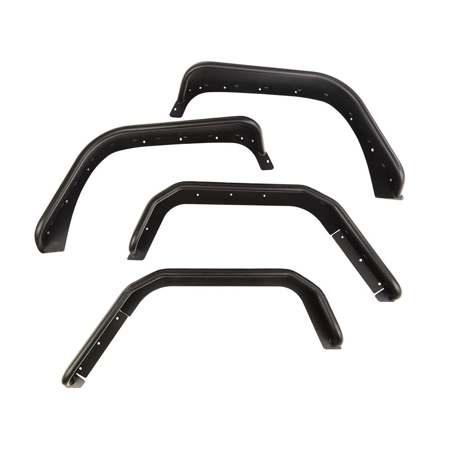 Steel Tube Fender Flares Rugged Ridge; F/R Set; 07-18 Wrangler JK 11615.48