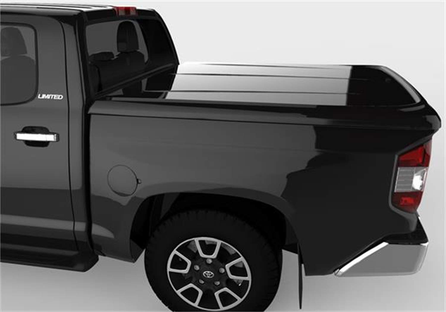 UnderCover RealTruck Lux One-Piece Truck Bed Tonneau Cover | UC4116L-202 | Fits 2014 - 2017 Toyota TundraMax (202 - Black) 5' 7" Bed (66.7")