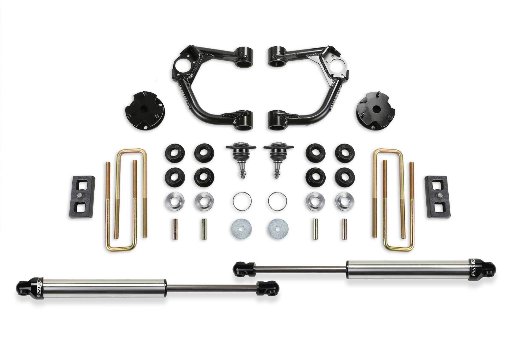 Fabtech Ball Joint K2322DL Control Arm Lift System 3.5 in. Lift w/Dirt Logic 2.25 Resi Rear Shock w/o Intrusion Beam Kit Incl. PN [FTS22293/FTS811482] Lift System
