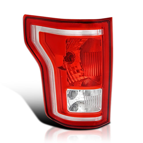 Left Driver Side SPEC-D TUNING Red Factory Style Tail Light Compatible with 2015-2017 Ford F150 F-150 Truck