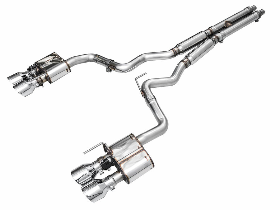 S650 AWE Quad Tip Mustang GT Exhaust Suite