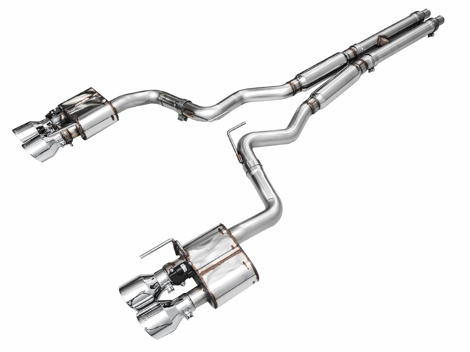S650 AWE Quad Tip Mustang GT Exhaust Suite