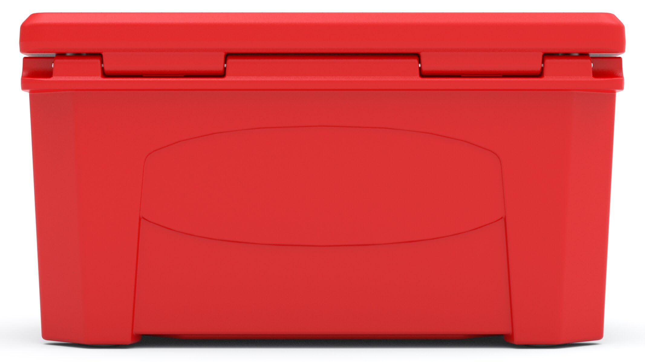 45 Cooler Grizzly | 45 qt Ice Chest Durable Rotomolded Insulated | Made in The USA | Warranty for Life | for Beach Boat Camping Fishing Hunting | G45 | Red