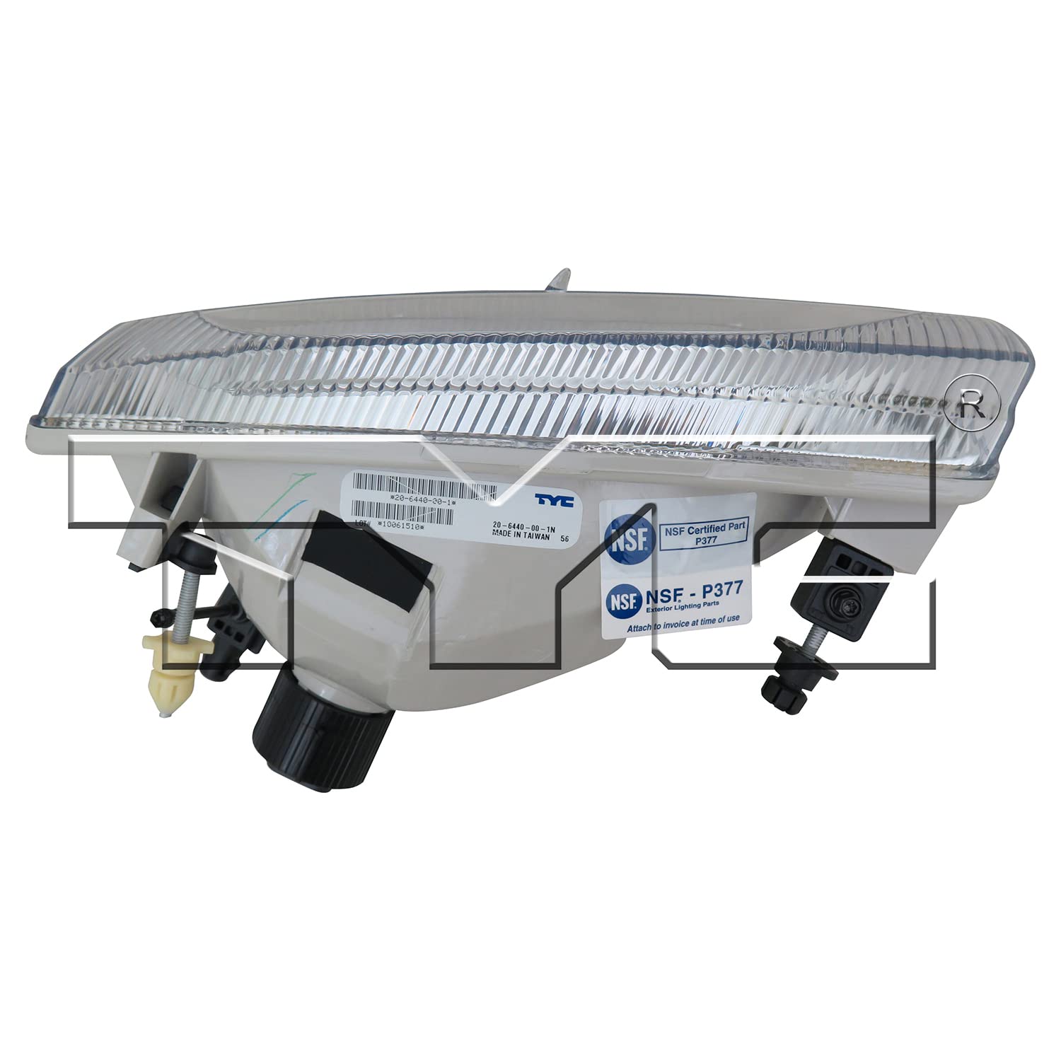 Left TYC Headlight Assembly Compatible with 2002-2004 Ford F- Series Pickup (Hvy Dty)